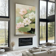 Flower And Tree Abstract Canvas Art #FT 219