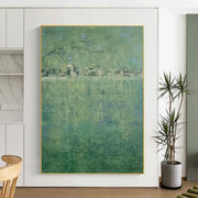 Blue & Green Abstract Wall Art #BG127