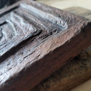 Structural Rustic Wall Art | Minimalist Paper Clay Wabi-Sabi Graphic