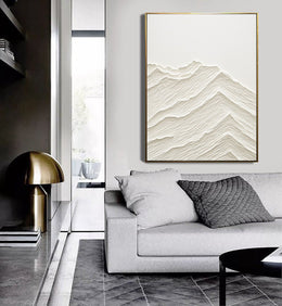 Plaster Art Minimalist Textured Painting #MM086