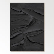 Minimalist Black Oil Painting 