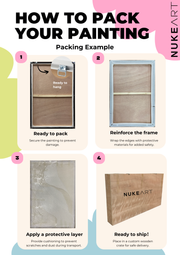 Abstract Plaster Painting 