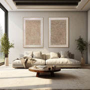 Wabi Sabi Abstract Painting  