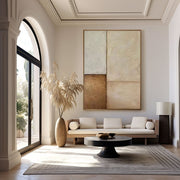 Wabi Sabi Painting Brown&Beige 