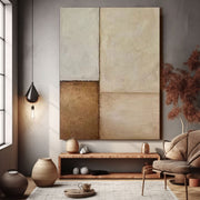 Wabi Sabi Painting Brown&Beige 
