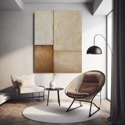 Wabi Sabi Painting Brown&Beige 